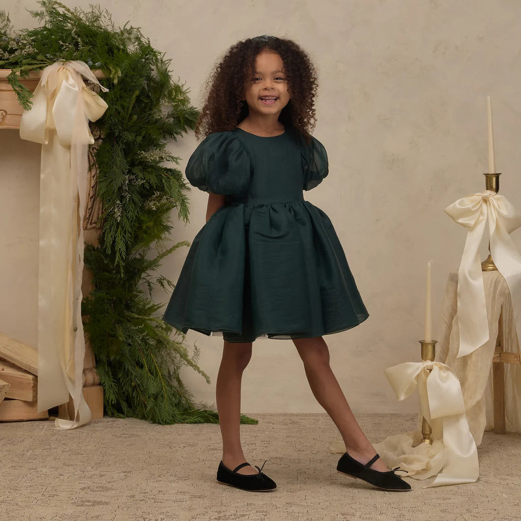 Green Shimmer Sofia Dress