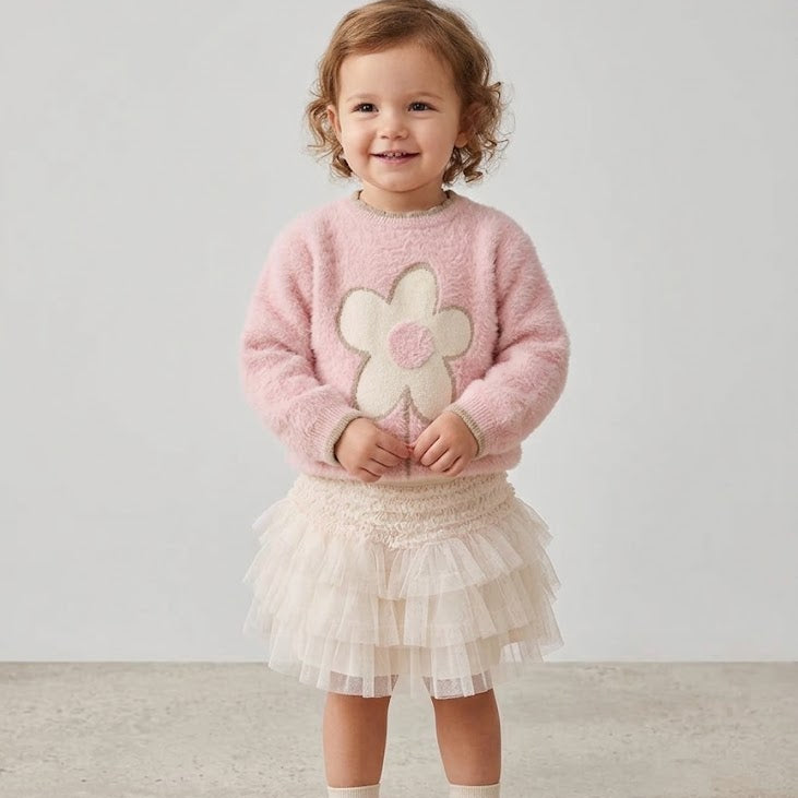 Daisy Fuzzy Sweater