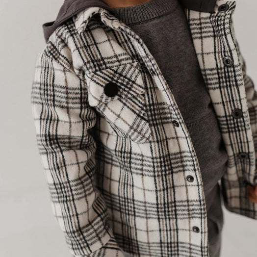 Granite Hooded Shacket
