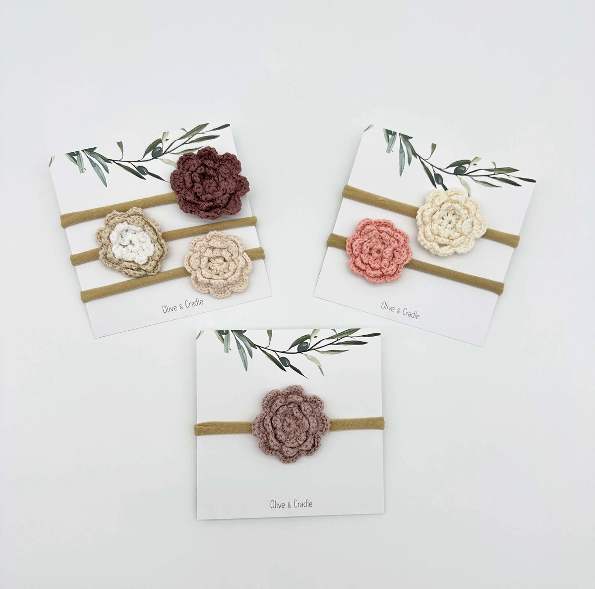 Crochet Floral Headband