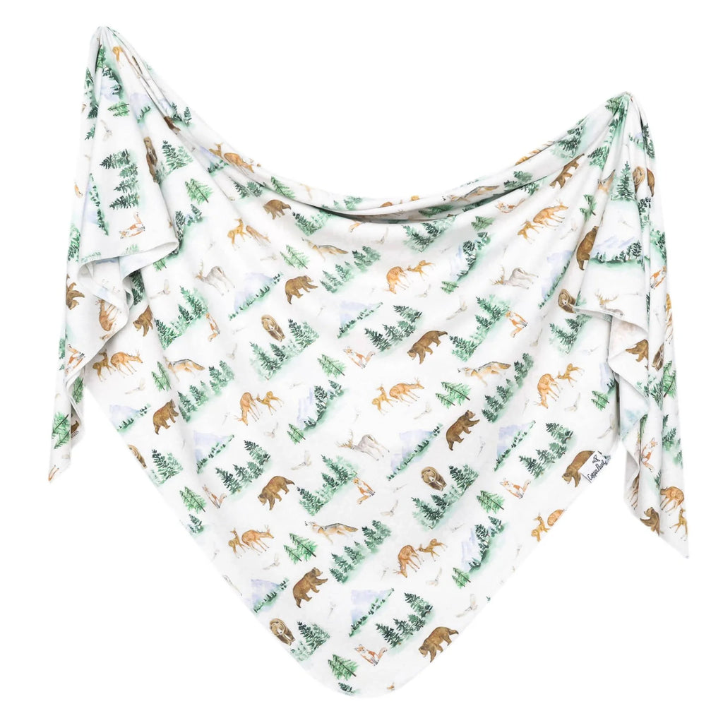Copper Pearl Print Swaddle