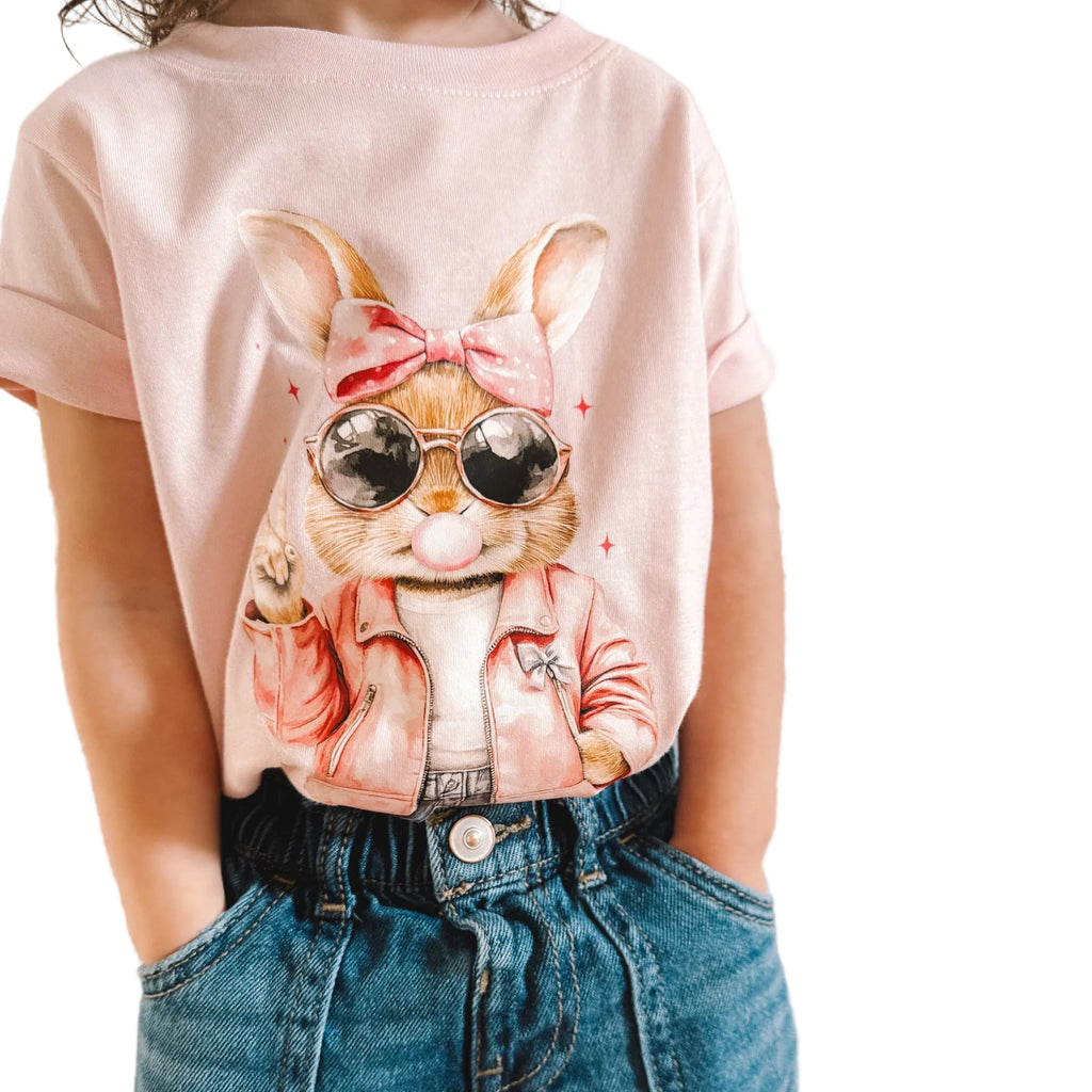 Cool Bubblegum Bunny Tee