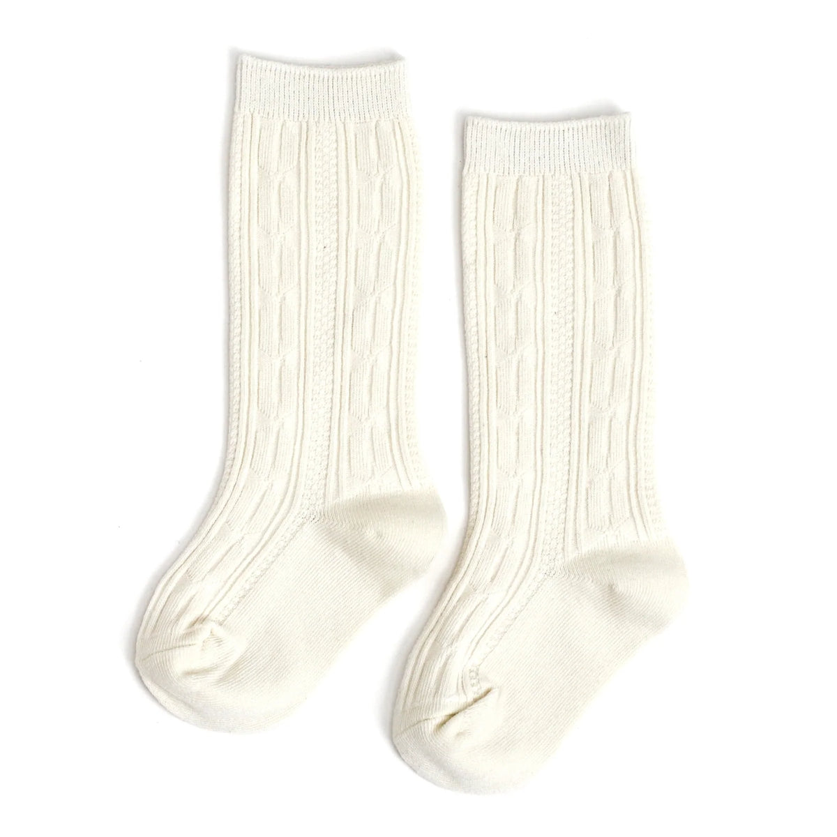 Cable Knit Knee High Socks
