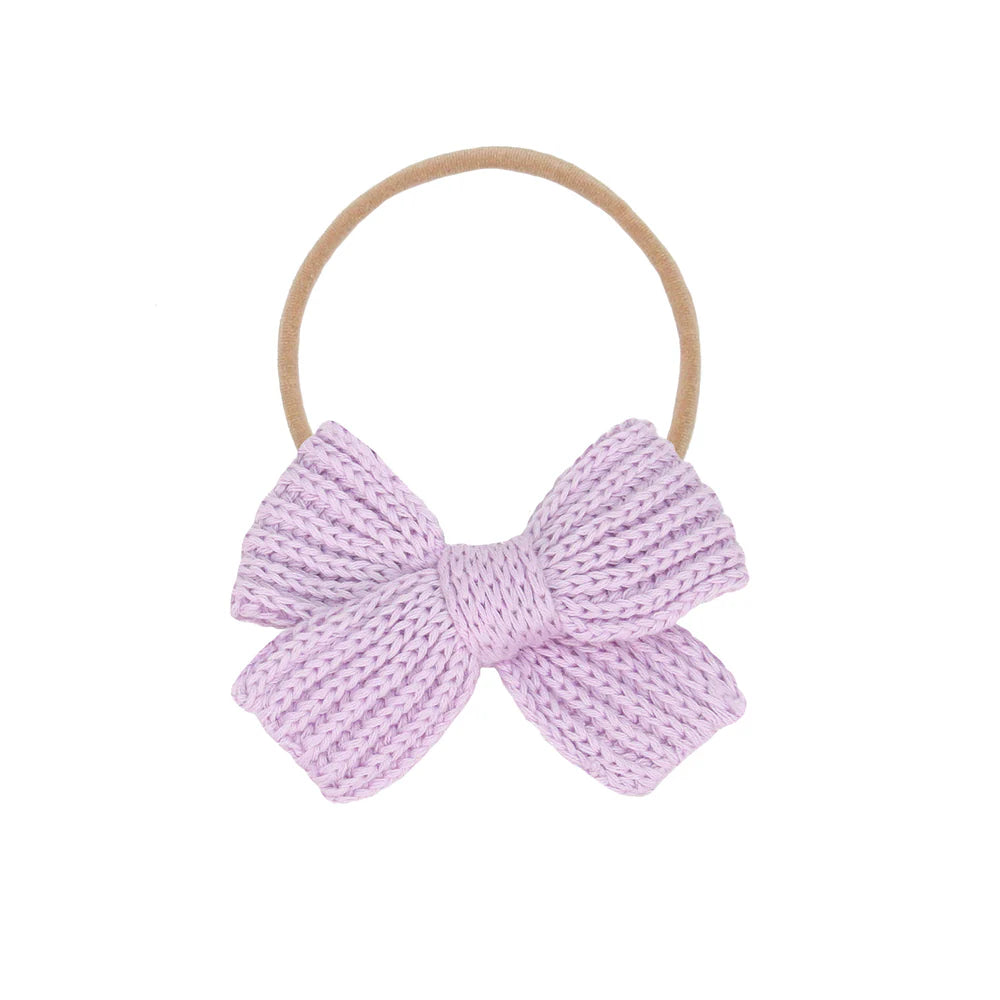Sweater Bow Chunky Knit Headband