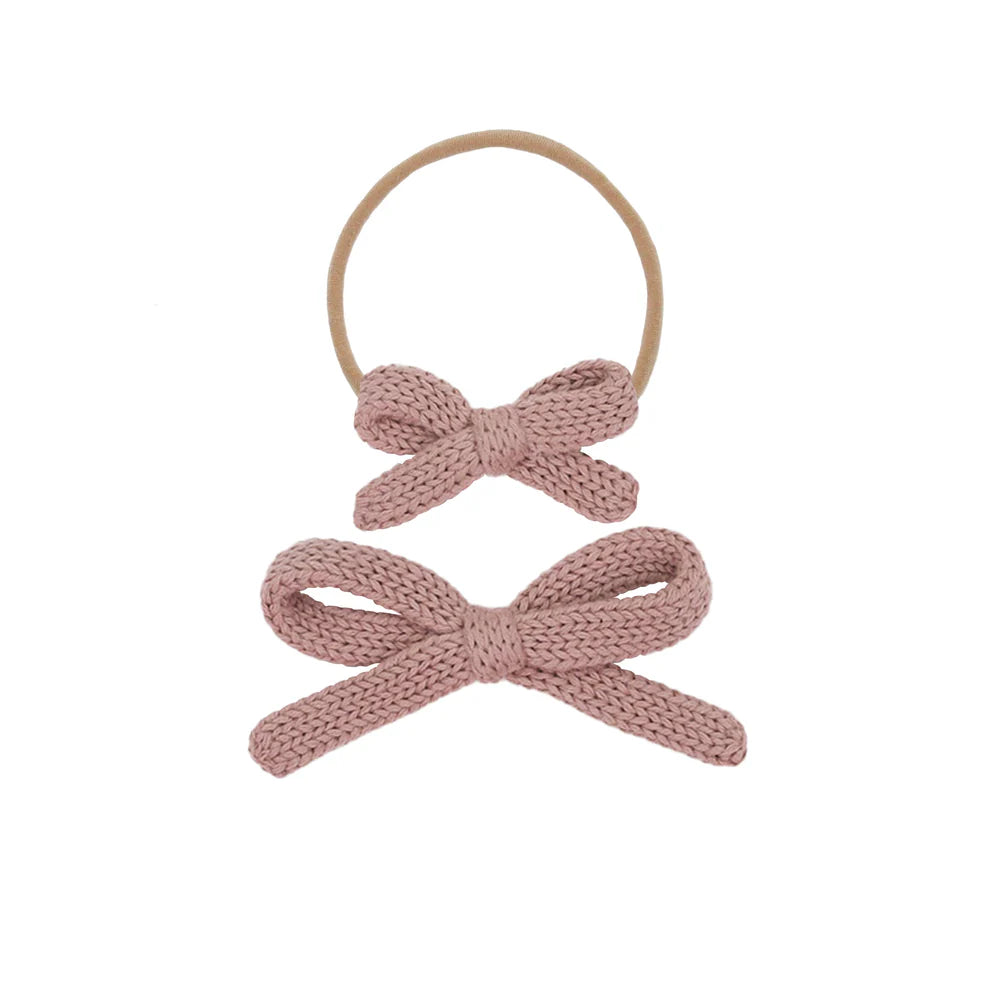 Sweater Bow Knit Headband