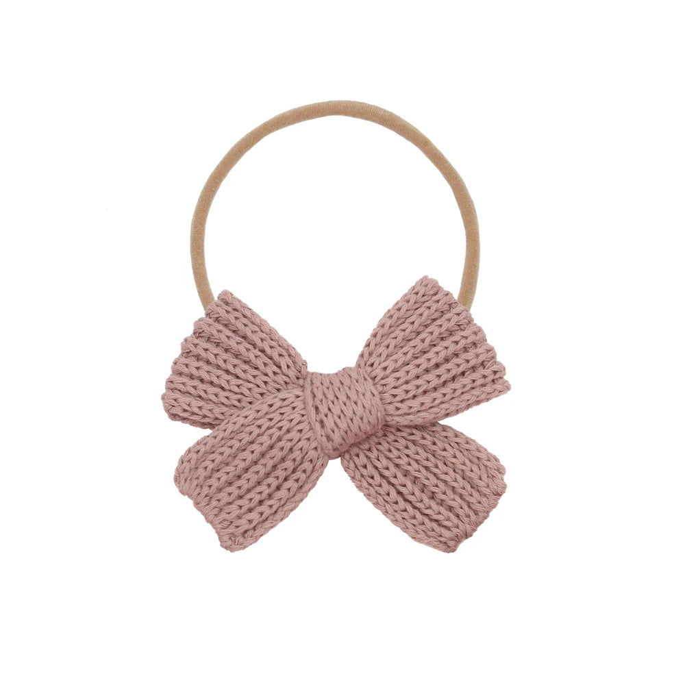 Sweater Bow Chunky Knit Headband