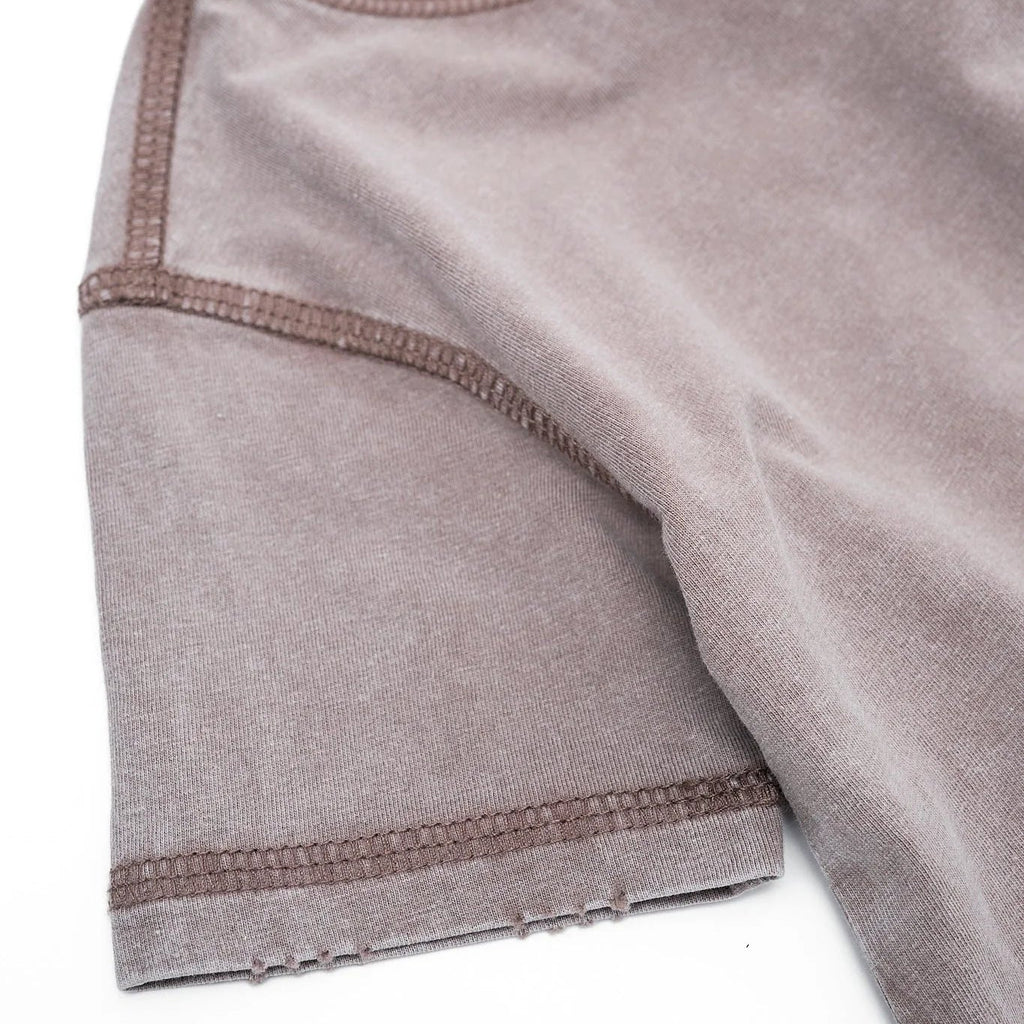 Taupe Mineral Wash Tee