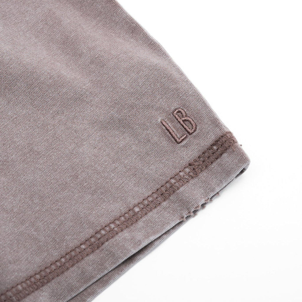 Taupe Mineral Wash Tee