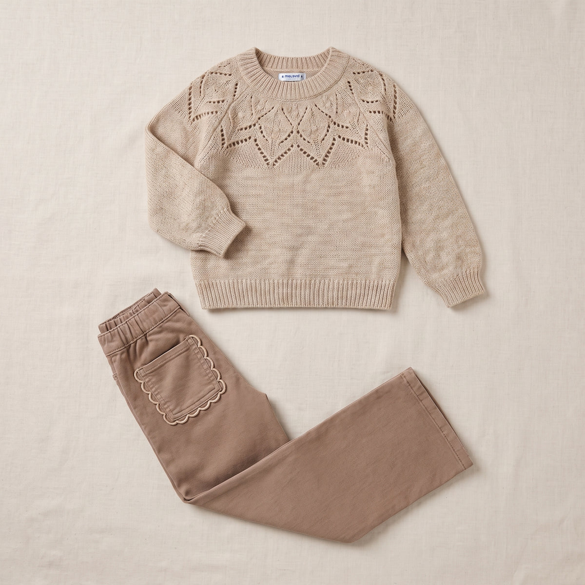 Pointelle Sweater