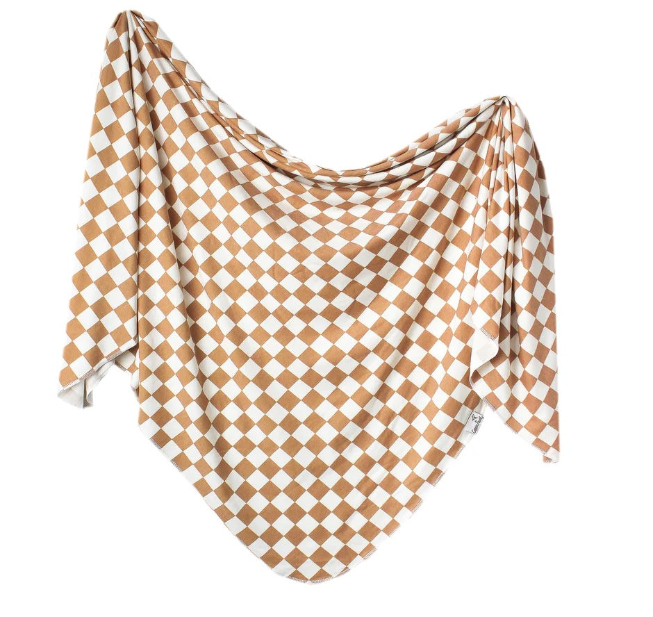 Copper Pearl Print Swaddle