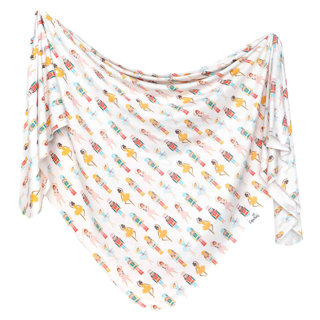 Copper Pearl Print Swaddle