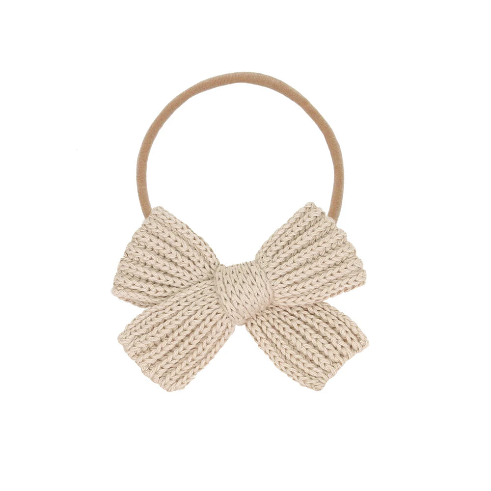 Sweater Bow Chunky Knit Headband