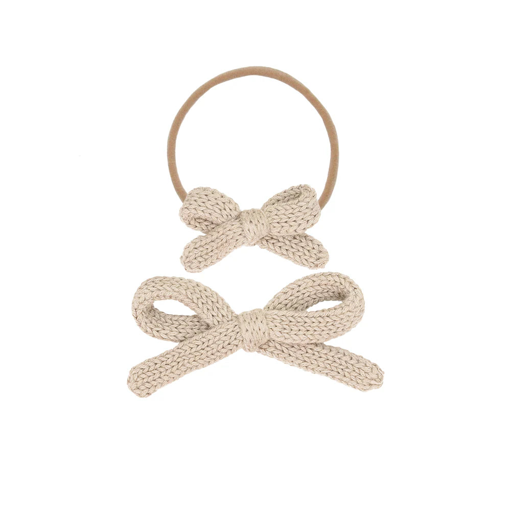 Sweater Bow Knit Headband