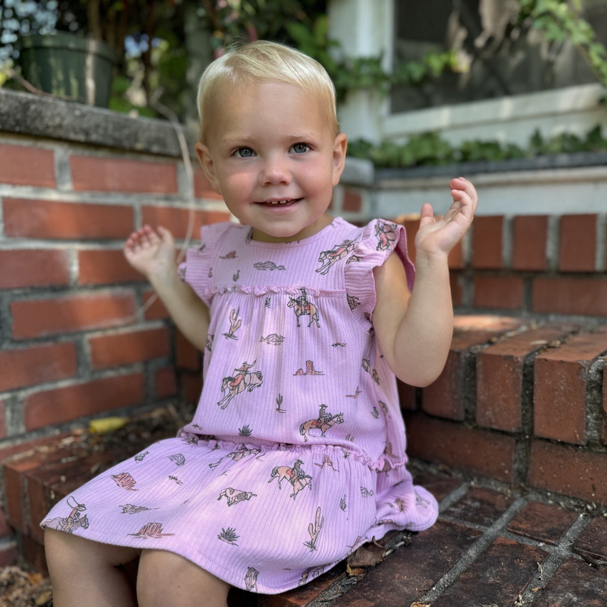 Pink Western Gracie Dress