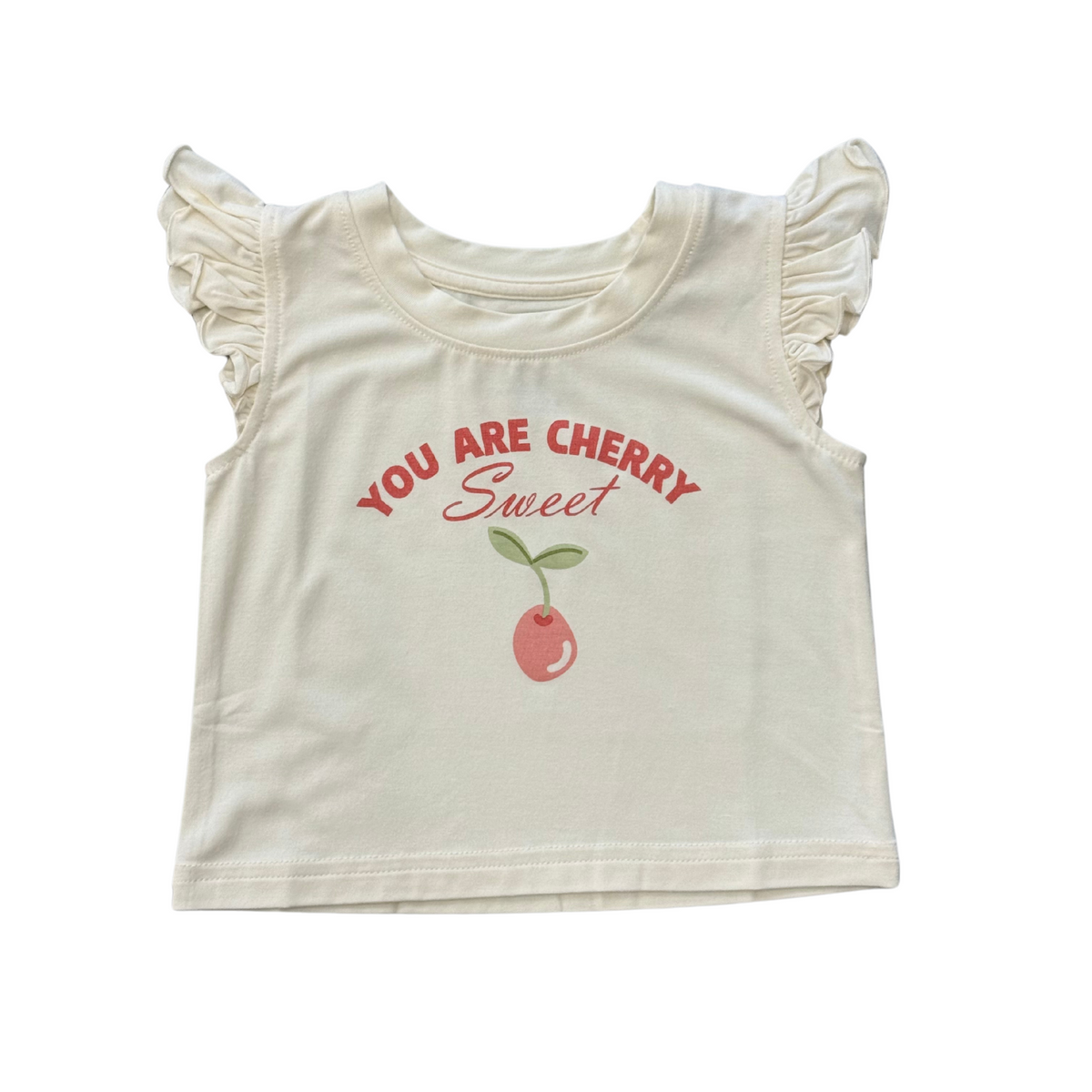 Cherry Sweet Ruffle Top