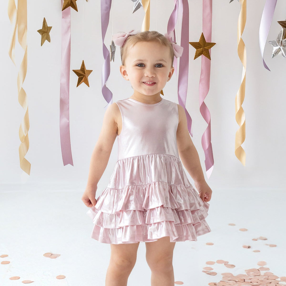 Shimmery Shim-Shim Dress