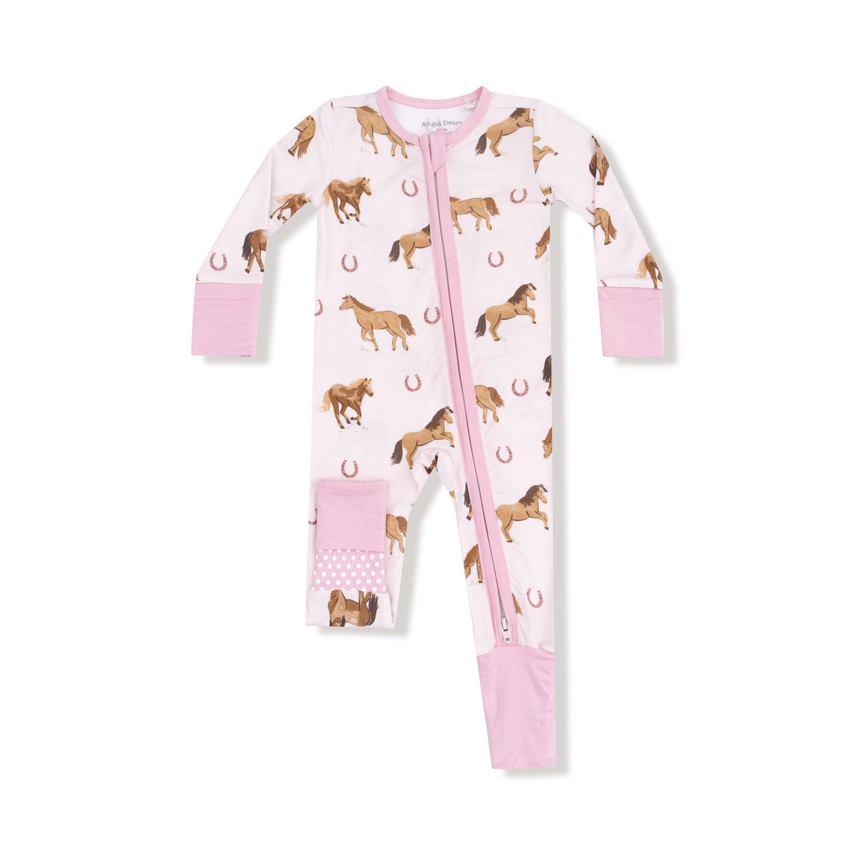 Pink Horses PJ Romper