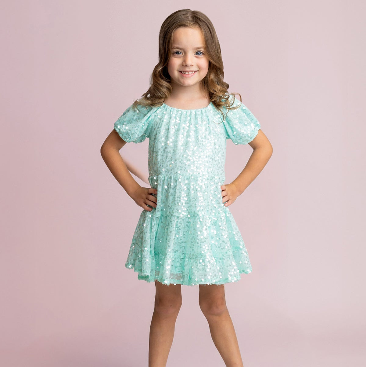 Teal Twinkle Dress