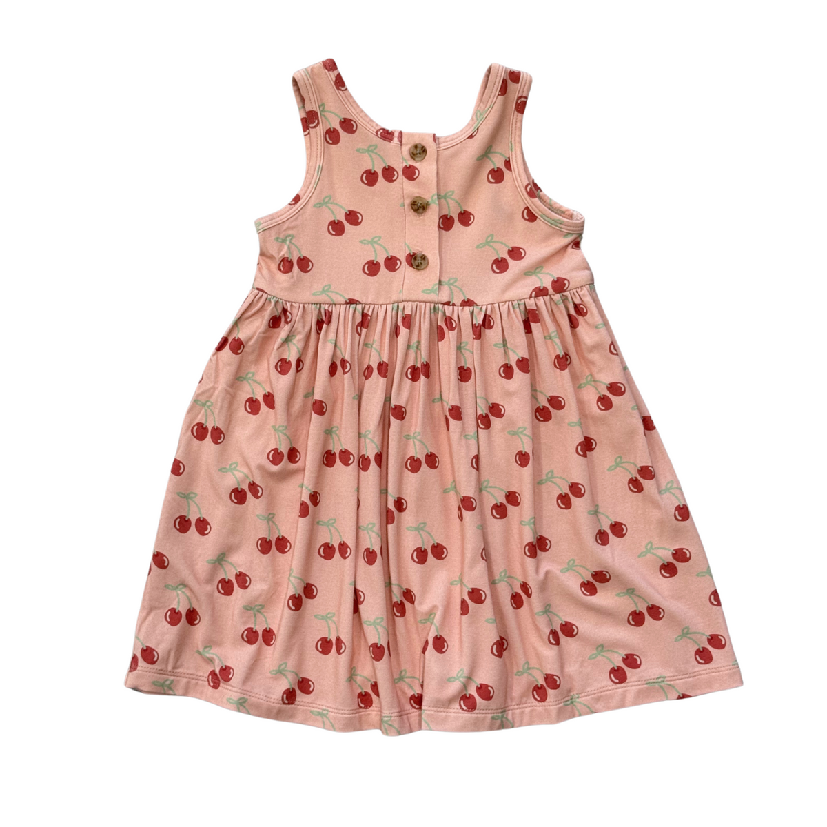 Cherry Henley Tank Dress