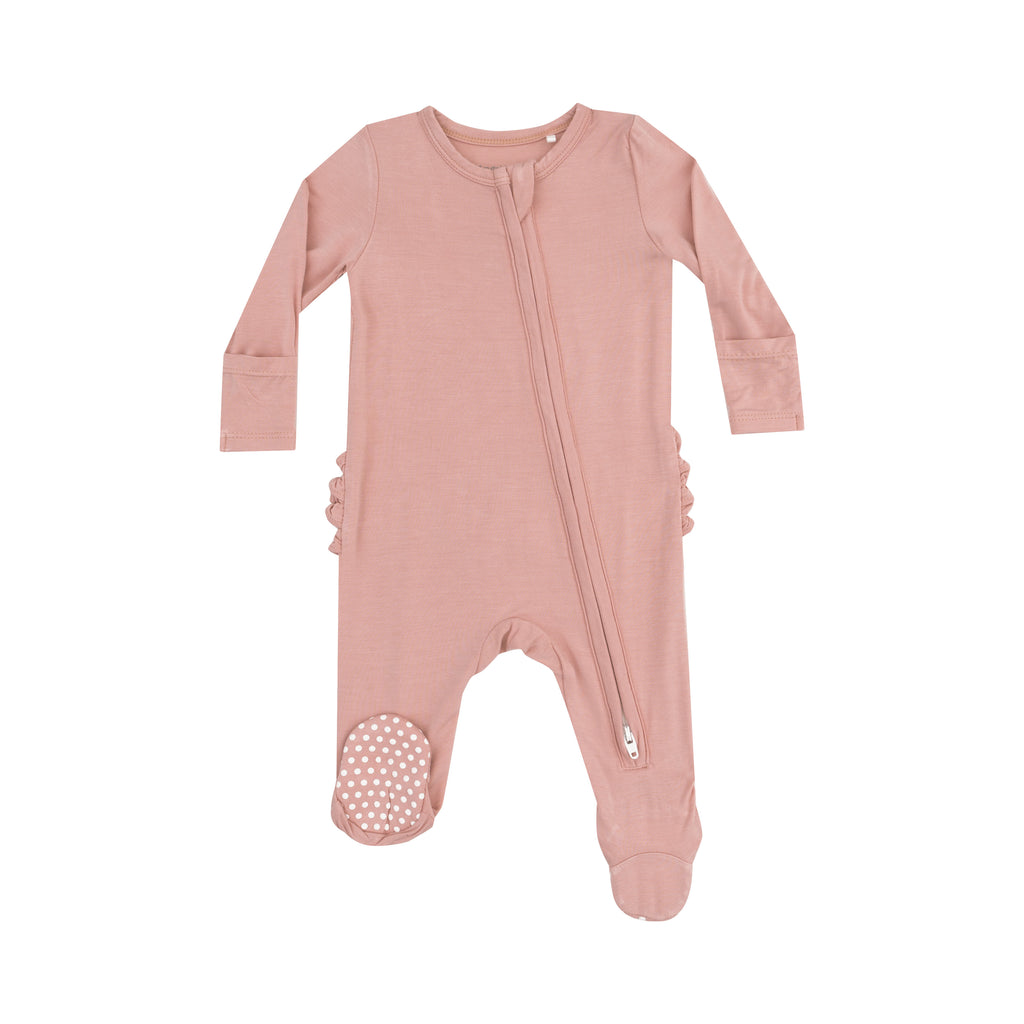 Mellow Rose Ruffle Sleeper