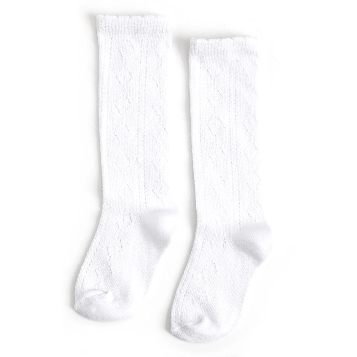 Scalloped Fancy Knee High Socks