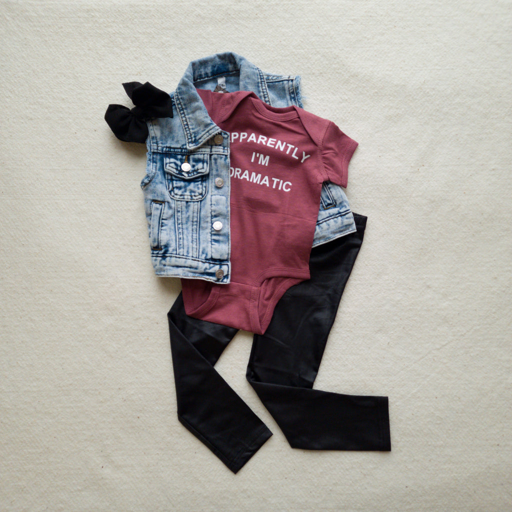 Distressed Denim vest