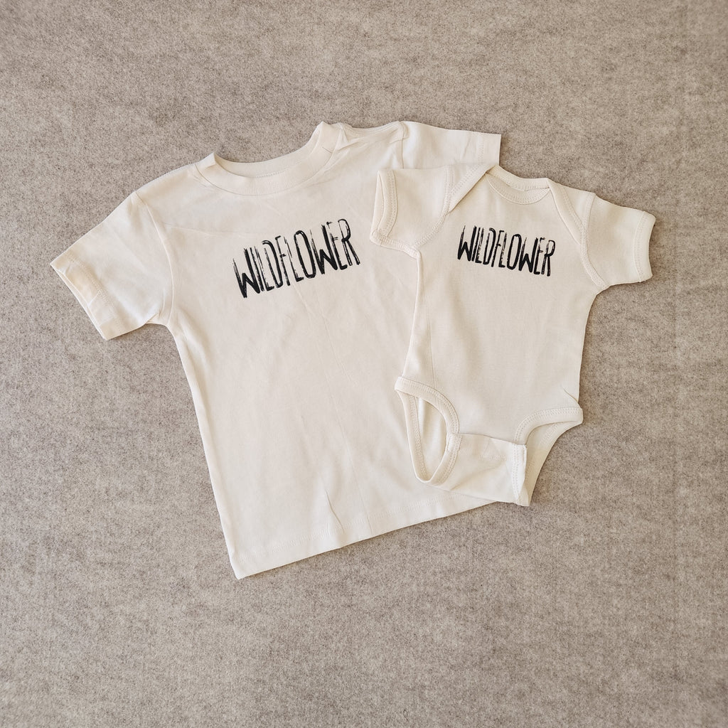 Wildflower Tee and Onesie