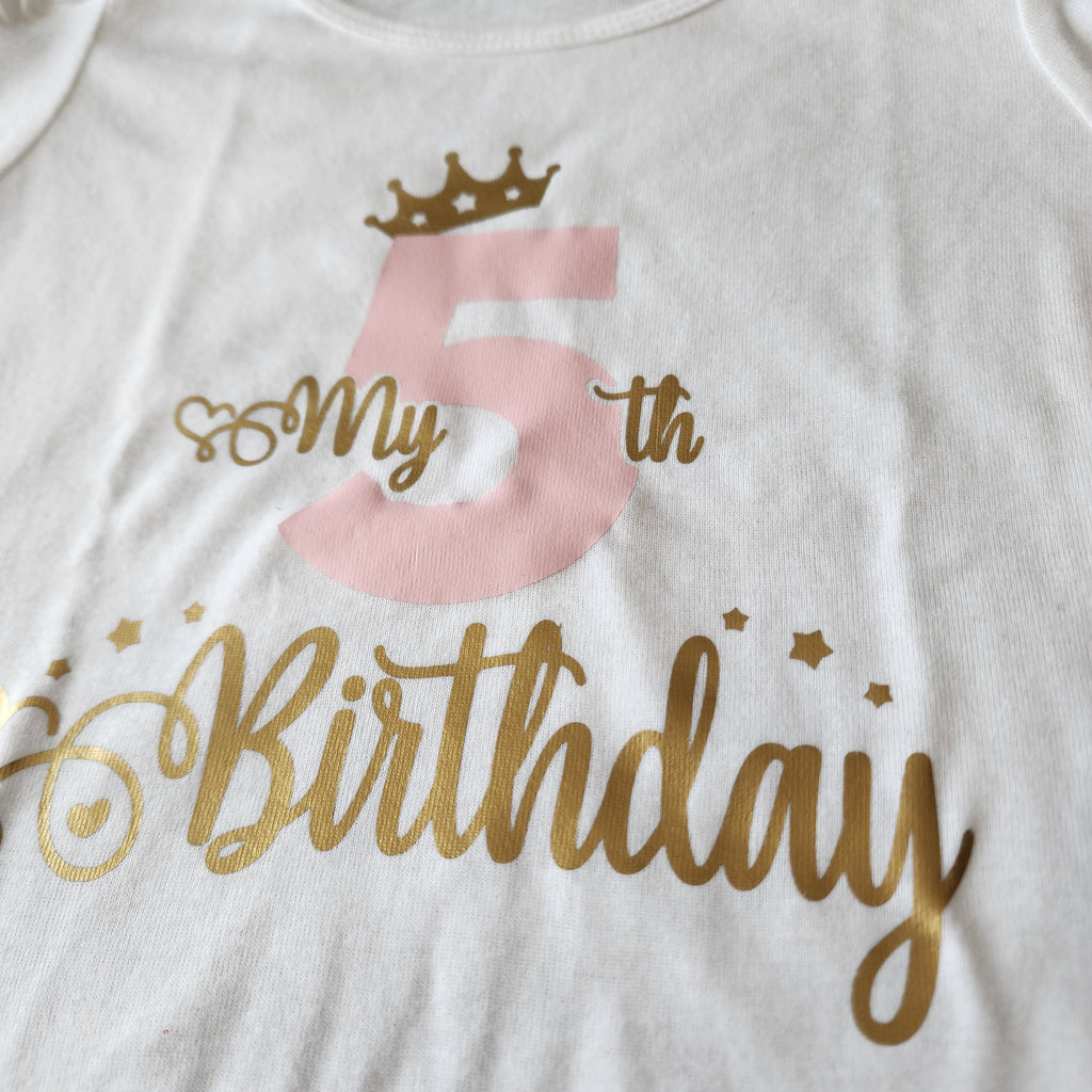 Pink My Birthday Shirt