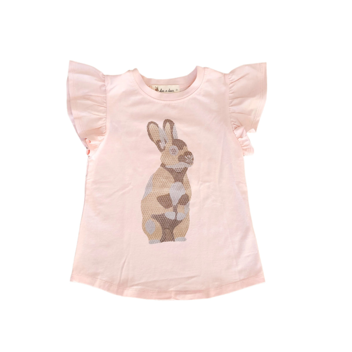 Pink Flutter Bunny Tee