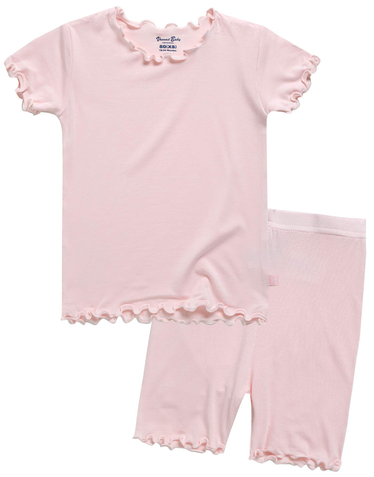 Ruffled Pajama Shorts Set
