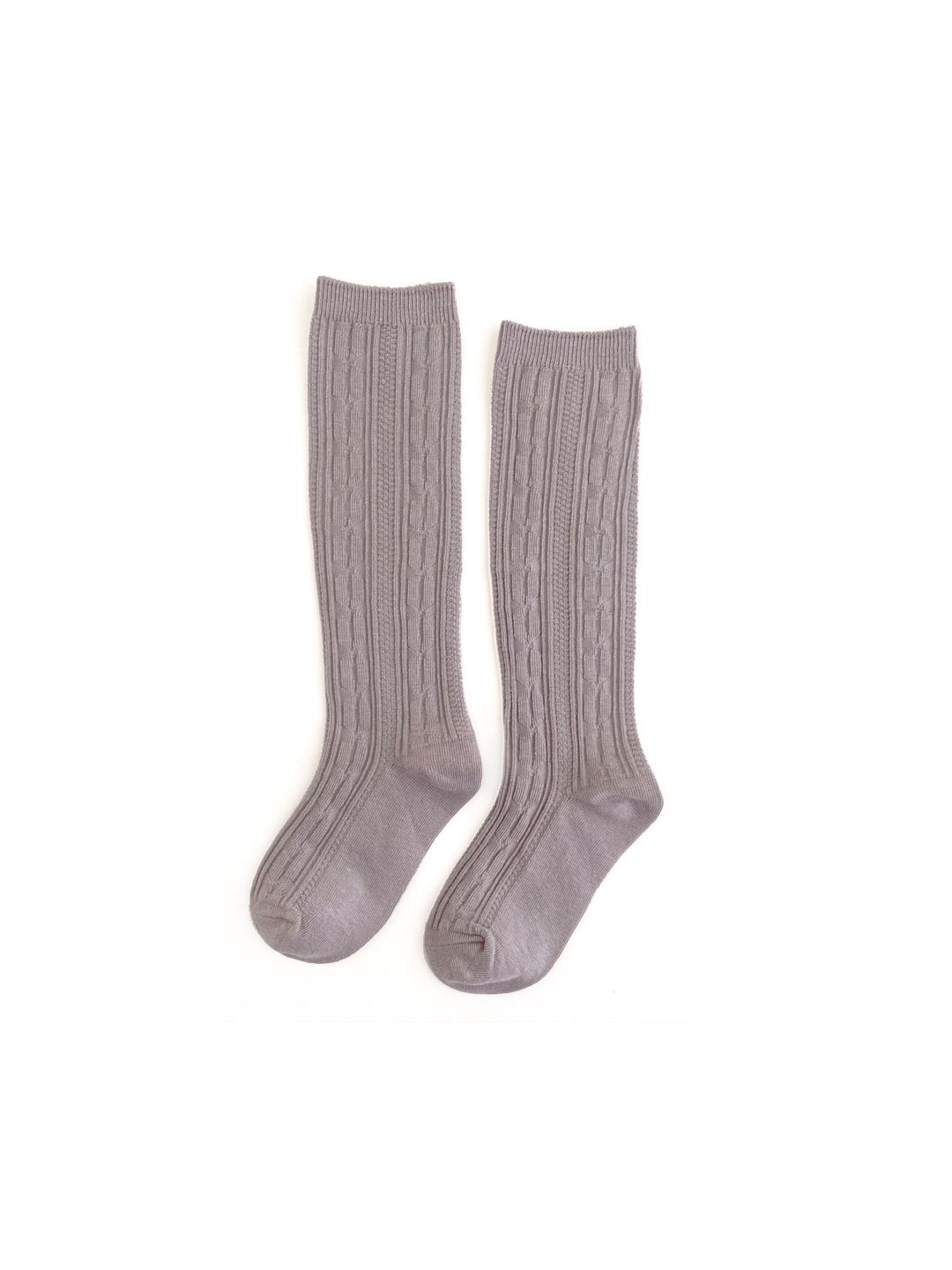 Cable Knit Knee High Socks