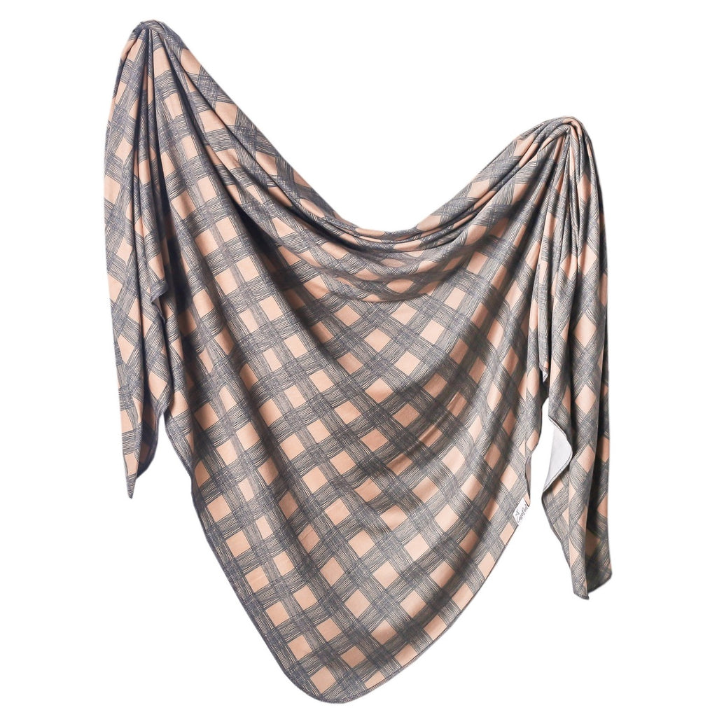 Copper Pearl Print Swaddle