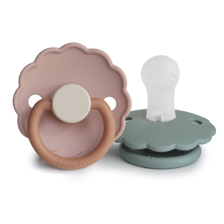 2-Pack Daisy Silicone Pacifiers
