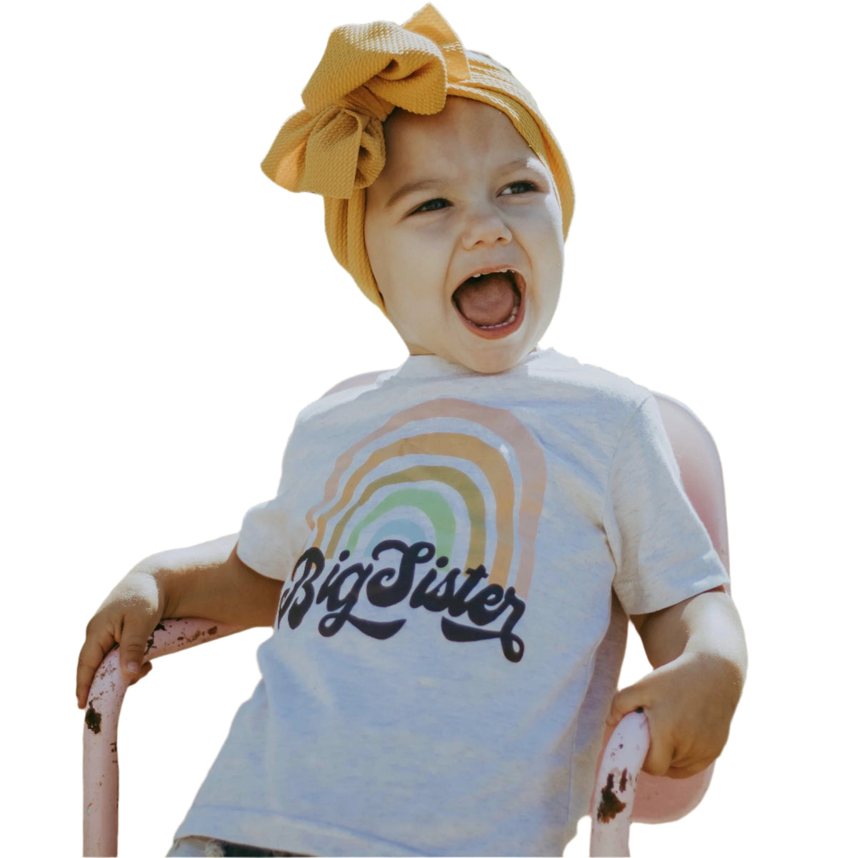 Bohemian Rainbow Big Sister Tee