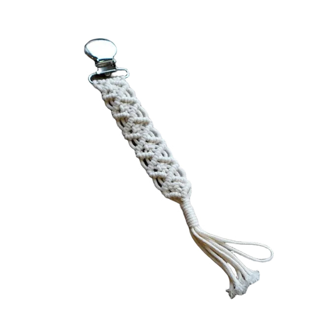 Macrame Pacifier Clip