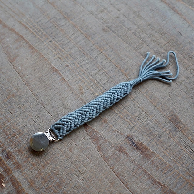 Macrame Pacifier Clip