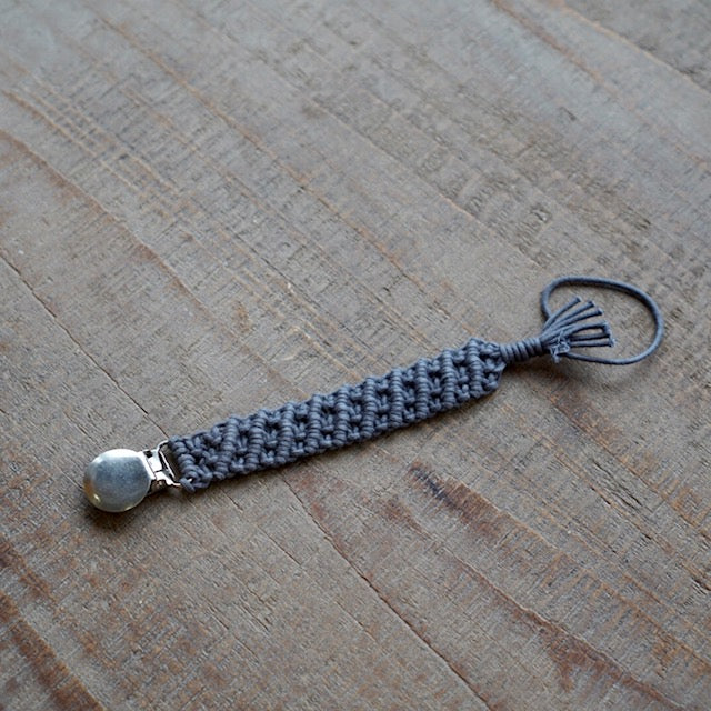 Macrame Pacifier Clip