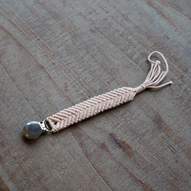 Macrame Pacifier Clip