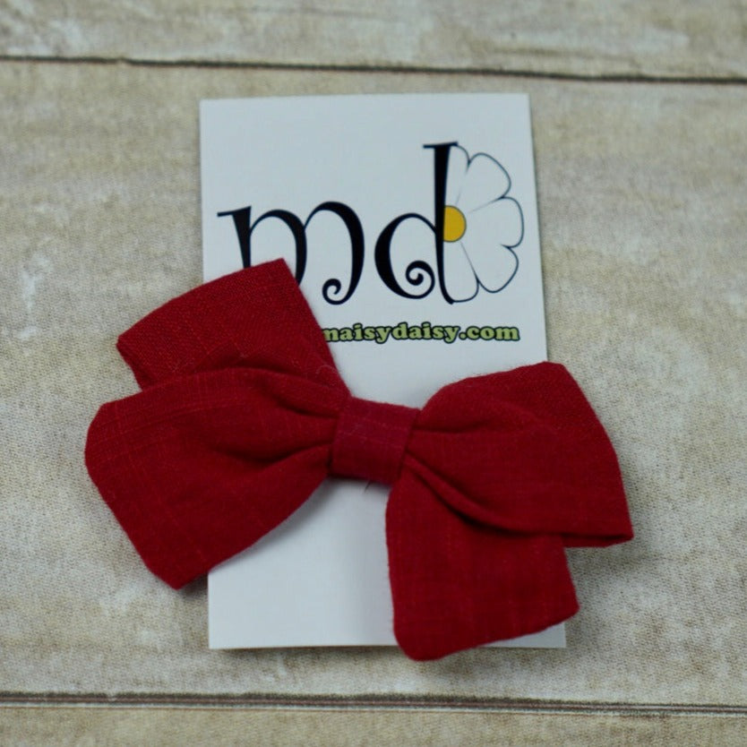 Poppy Bow Clip