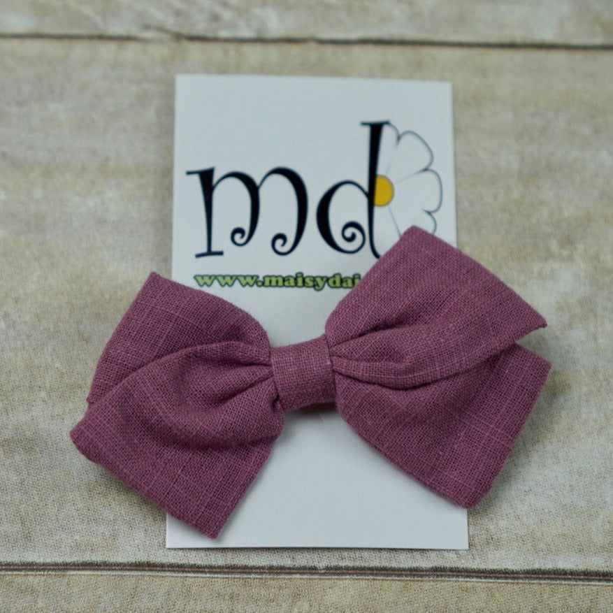 Poppy Bow Clip