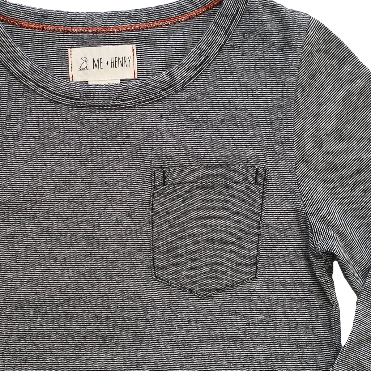 Black Stripe Tee