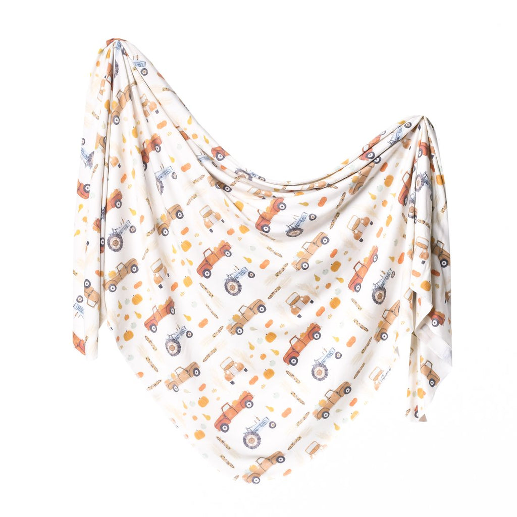 Copper Pearl Print Swaddle