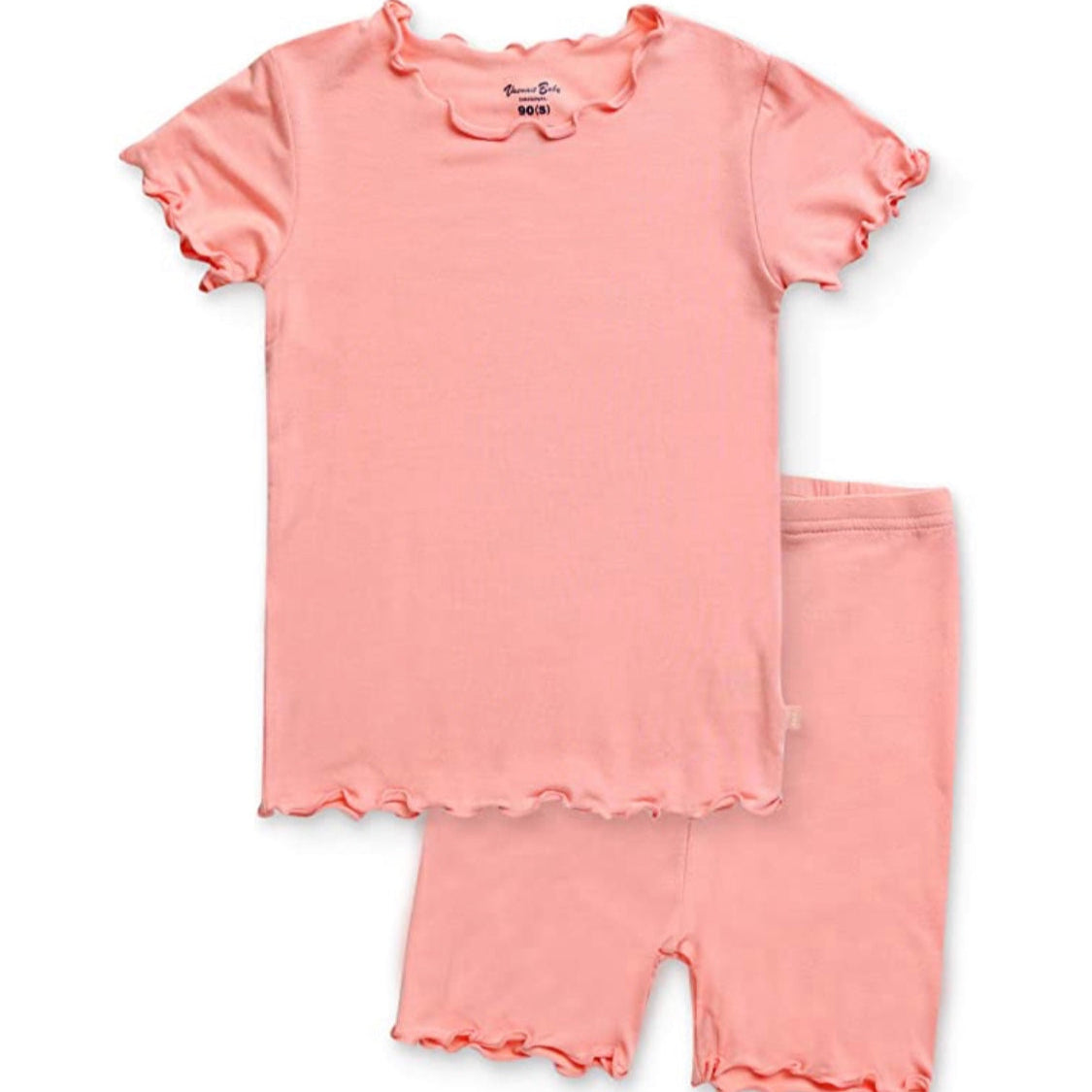 Ruffled Pajama Shorts Set