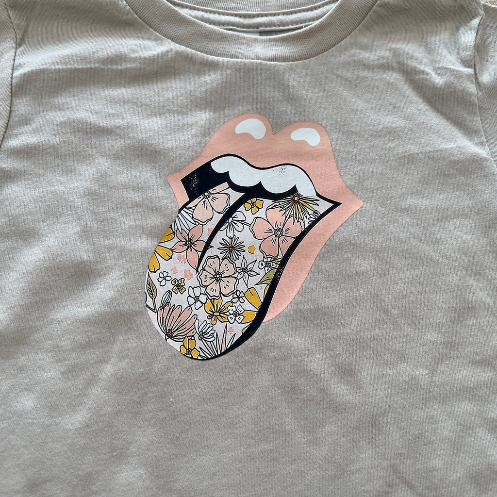 Rolling Stones Floral Tee