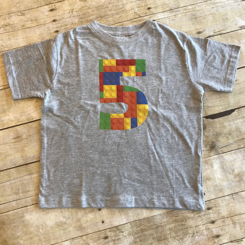 5th Lego Birthday Shirt