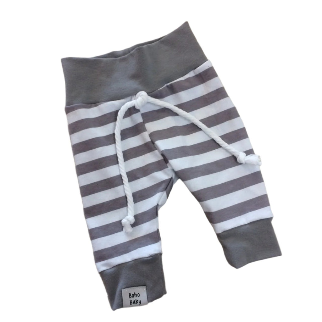 Grey Stripe Leggings