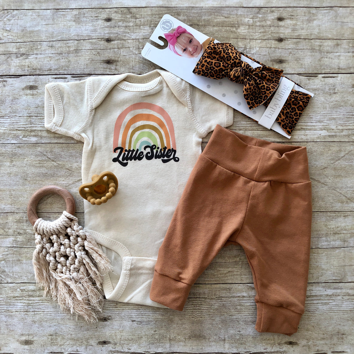 Bohemian Rainbow Little Sister Bodysuit