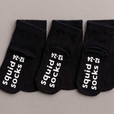 Black Bamboo Squid Socks