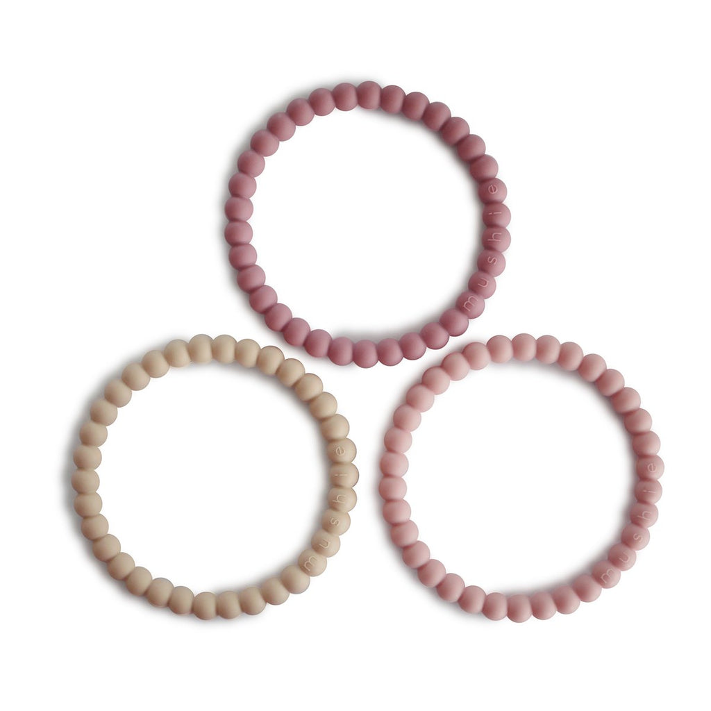 Pearl Teething Bracelet 3-Pack