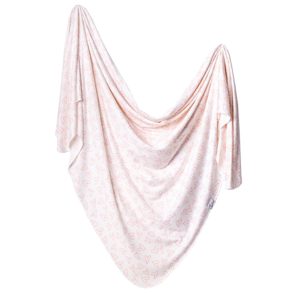 Copper Pearl Print Swaddle